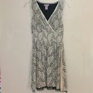 Black and Tan lace dress